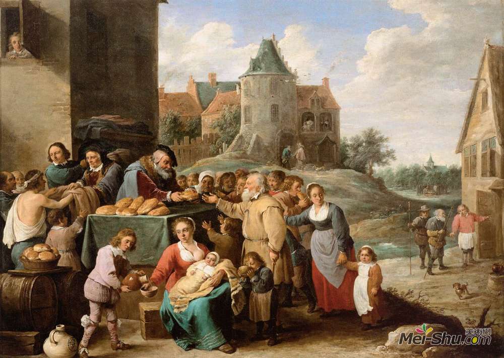 戴维·特尼耶(David Teniers the Younger)高清作品《仁慈之作》