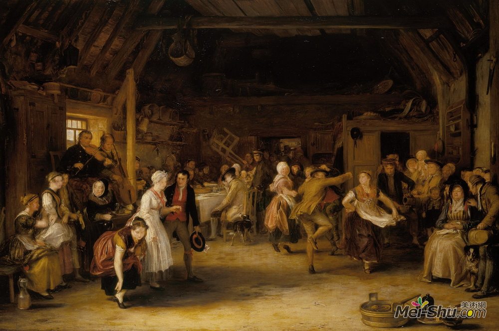 大卫·维尔基(David Wilkie)高清作品《便士婚礼》