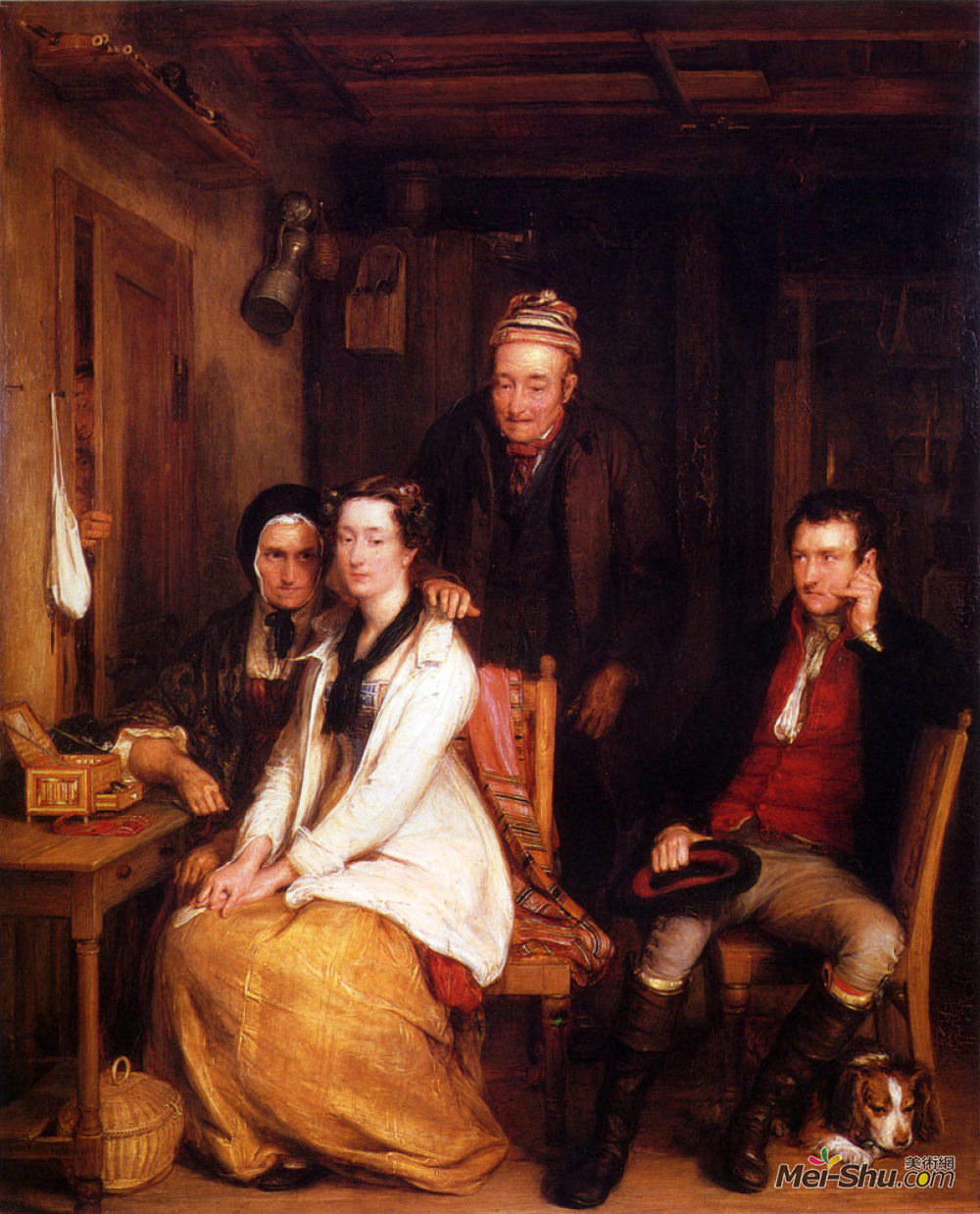 大卫·维尔基(david wilkie)高清作品:the refusal from burns &