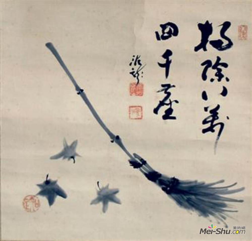 泥龙屈(Deiryu)高清作品《挂卷轴》