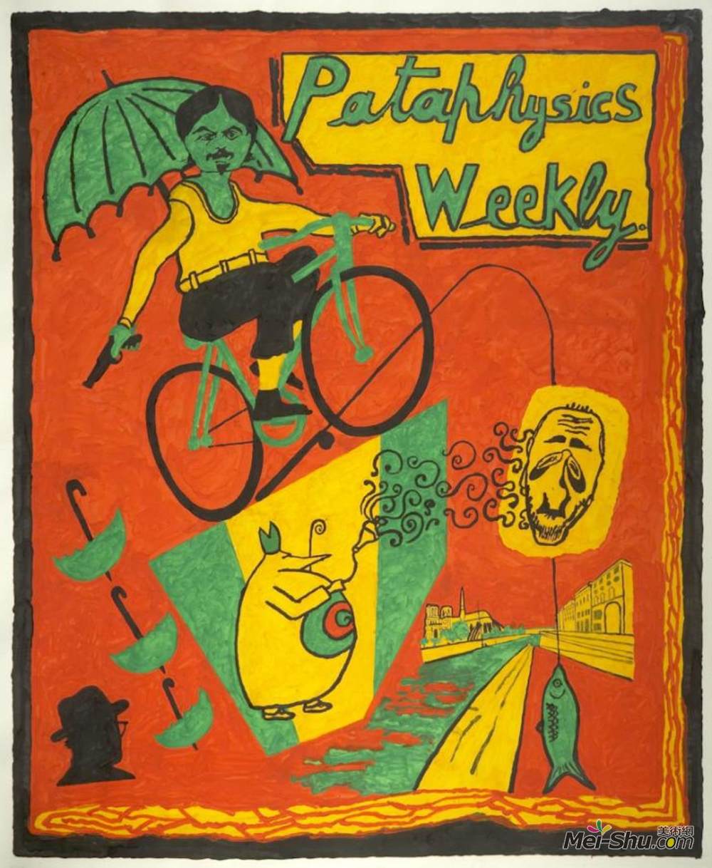 德雷克·博希尔(Derek Boshier)高清作品《Pataphysics Weekly: From the 'Magazine' seri》