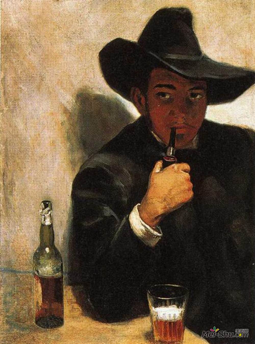 迭戈·里维拉(Diego Rivera)高清作品《自画像》