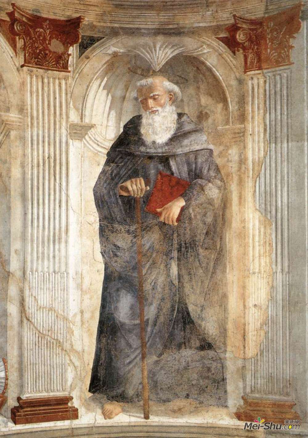 多梅尼科·基兰达约(Domenico Ghirlandaio)高清作品《圣安东尼》