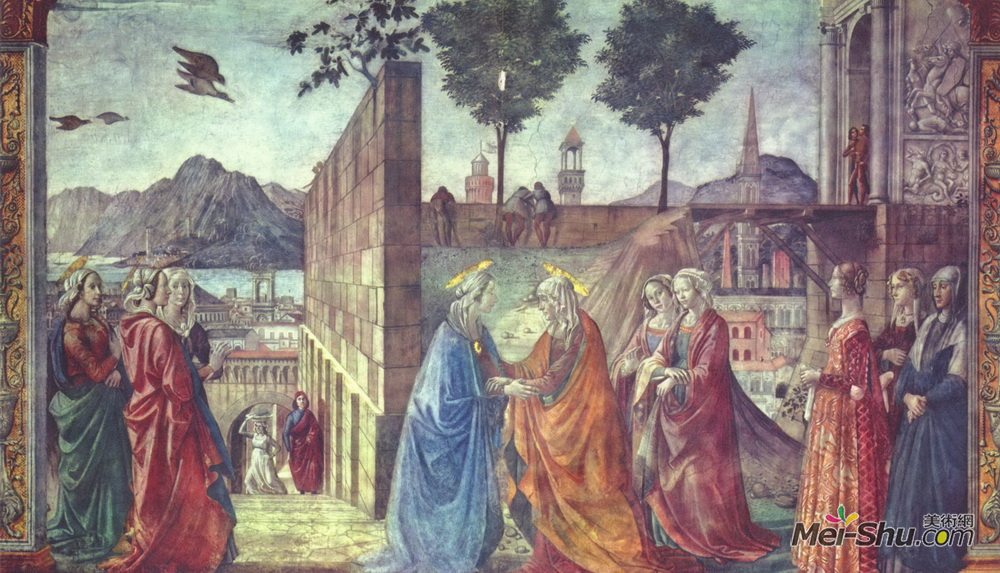 多梅尼科·基兰达约(Domenico Ghirlandaio)高清作品《恶魔拜访》