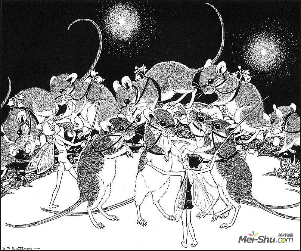 多萝西-拉斯罗普(Dorothy Lathrop)高清作品《仙女马戏团》