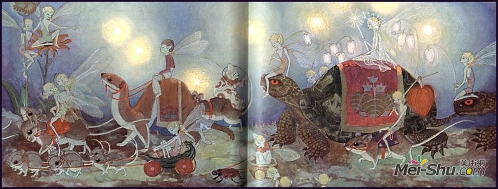 多萝西-拉斯罗普(Dorothy Lathrop)高清作品《仙女马戏团》