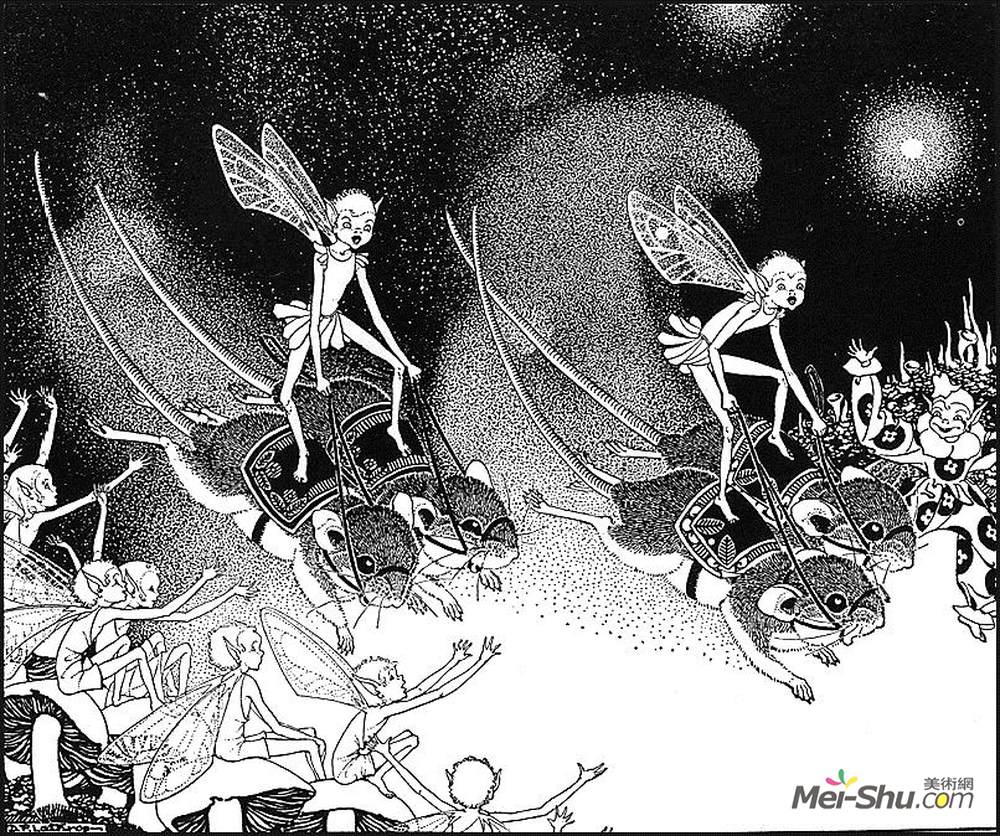 多萝西-拉斯罗普(Dorothy Lathrop)高清作品《仙女马戏团》