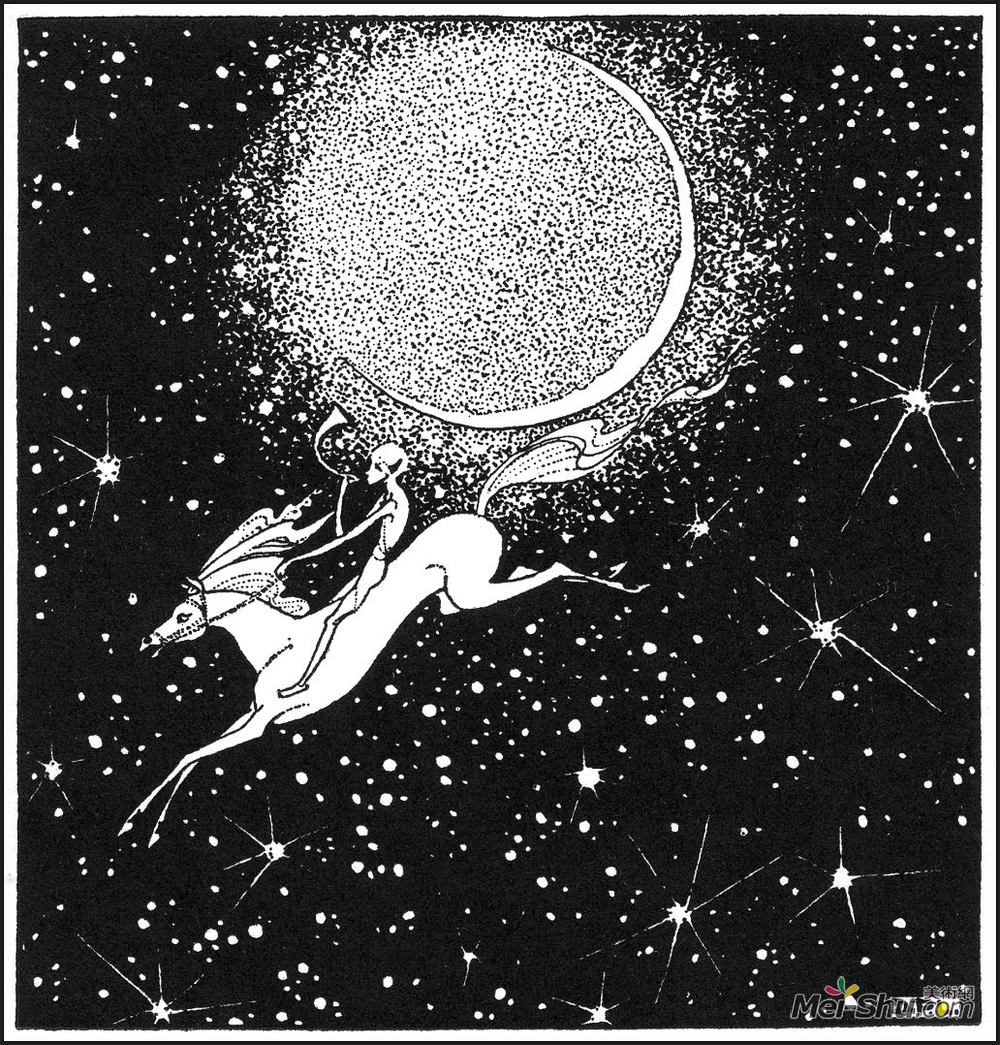 多萝西-拉斯罗普(Dorothy Lathrop)高清作品《Illustration for Down-Adown-Derry》