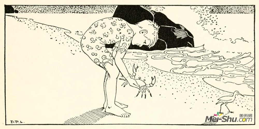 多萝西-拉斯罗普(Dorothy Lathrop)高清作品《一个小男孩迷路了》