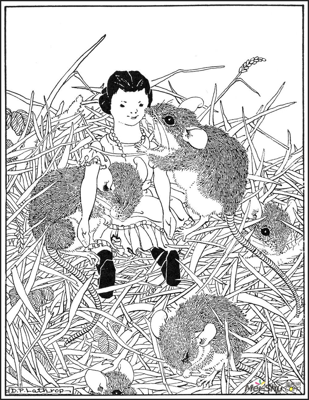 多萝西-拉斯罗普(Dorothy Lathrop)高清作品《HITTY by Rachel Field 21》