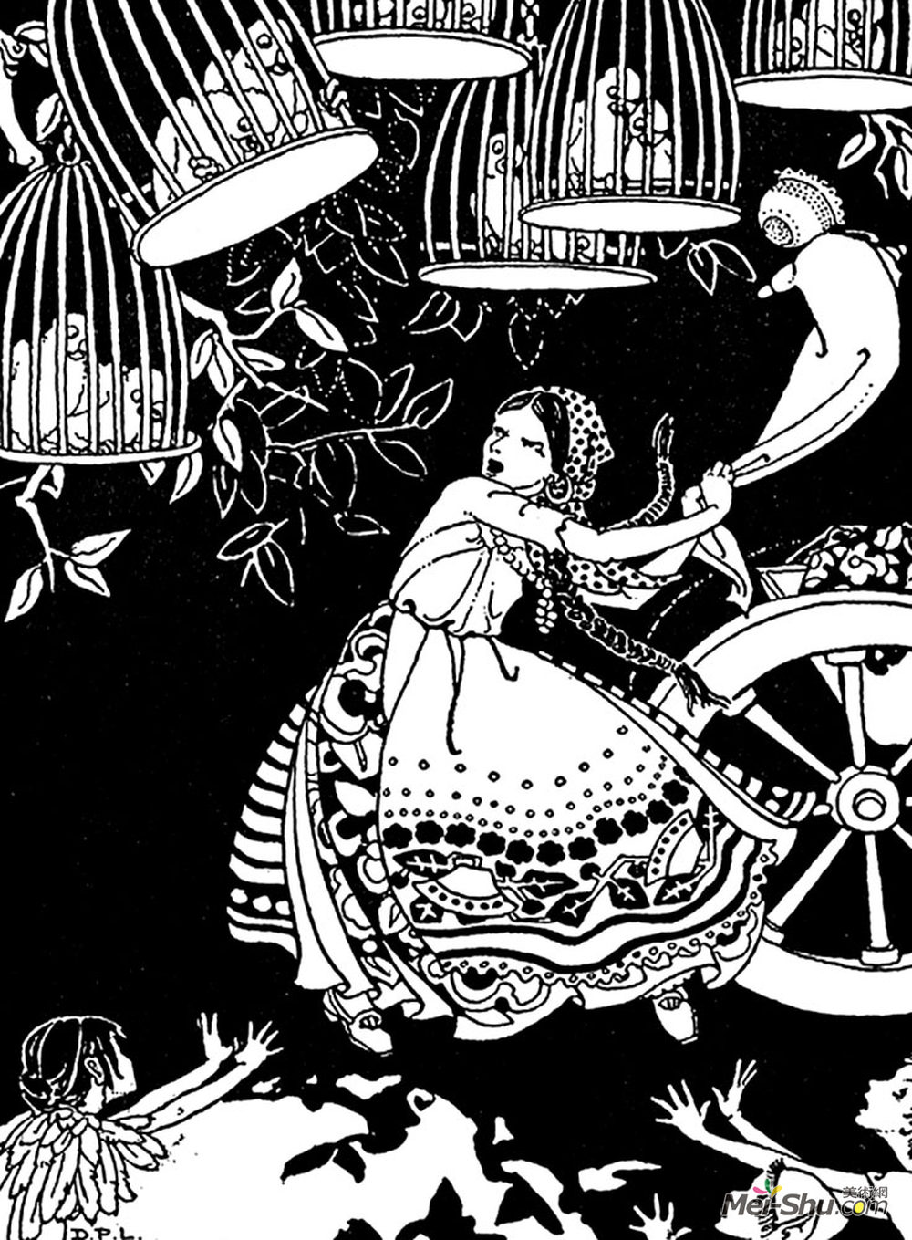 多萝西-拉斯罗普(Dorothy Lathrop)高清作品《‘Mopsa The Fairy’ by Jean Ingelow》