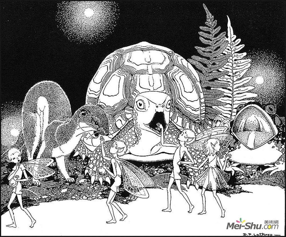 多萝西-拉斯罗普(Dorothy Lathrop)高清作品《仙女马戏团》