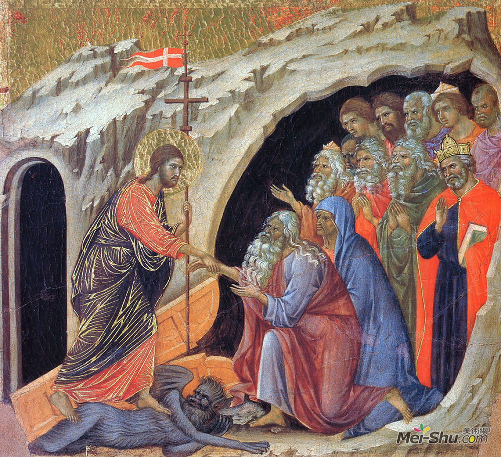 杜乔·迪·博尼塞尼亚(Duccio)高清作品《下到阴间》