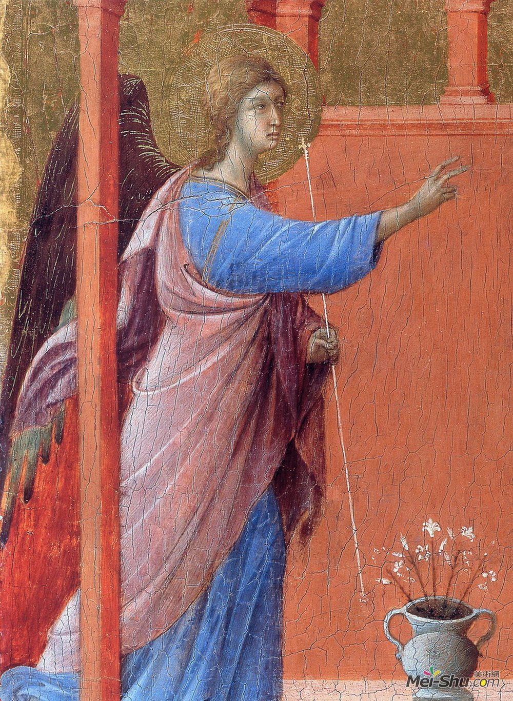 杜乔·迪·博尼塞尼亚(Duccio)高清作品《报喜（片段）》