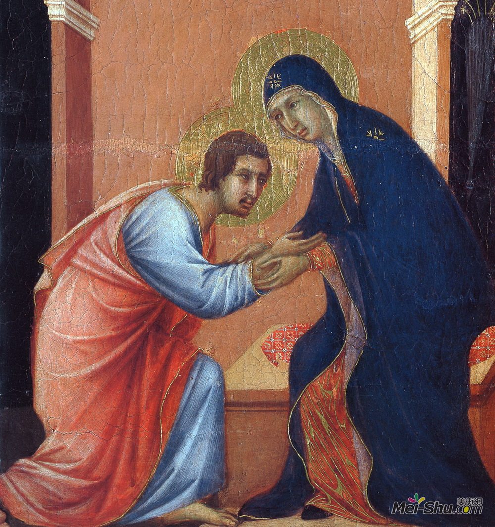 杜乔·迪·博尼塞尼亚(Duccio)高清作品《使徒降临处女》