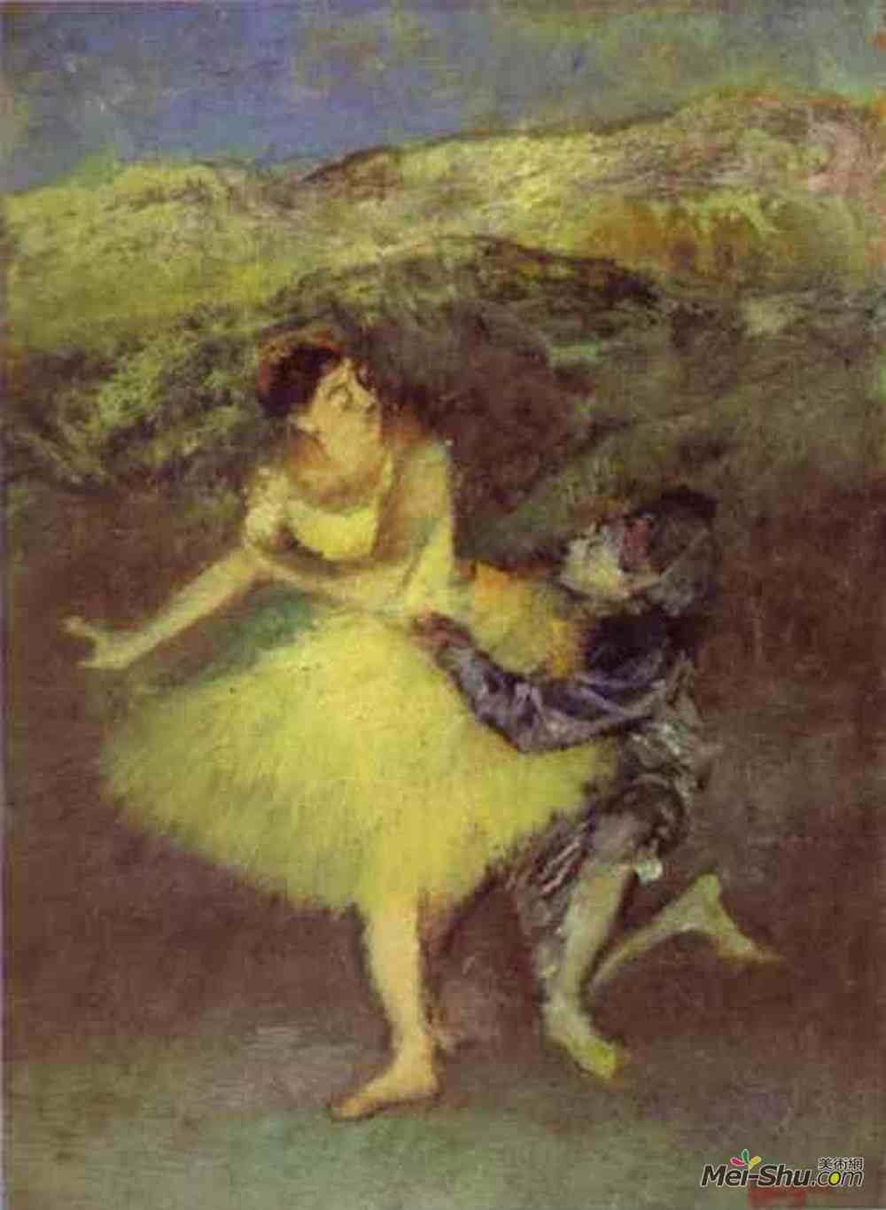 埃德加·德加(Edgar Degas)高清作品《巴黎歌剧院芭蕾舞团》