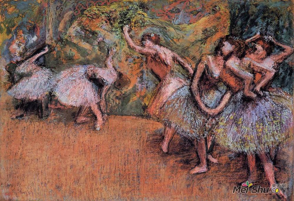 埃德加·德加(Edgar Degas)高清作品《芭蕾場面》