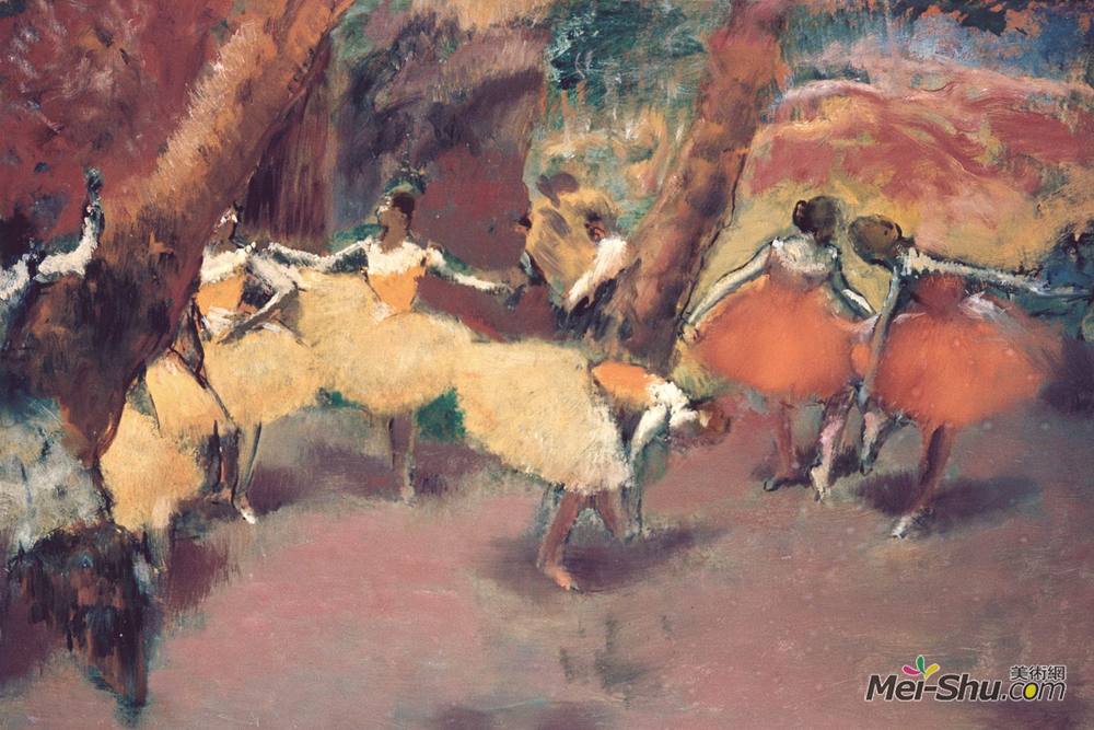 埃德加·德加(Edgar Degas)高清作品《演出前》
