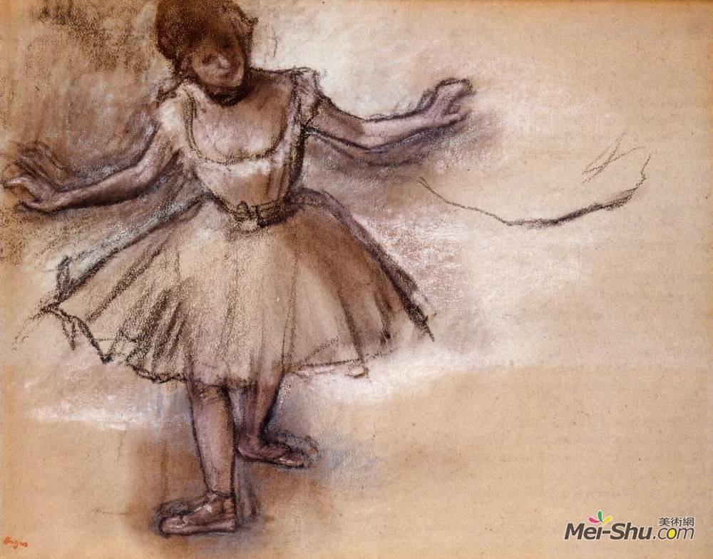 埃德加·德加(Edgar Degas)高清作品《舞者》