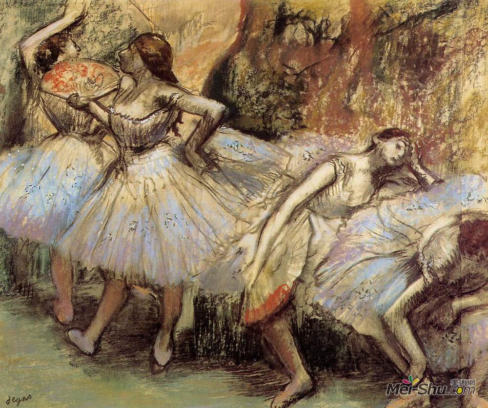 《舞者》埃德加·德加(edgar degas)高清作品欣赏