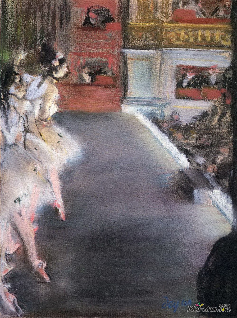 埃德加·德加(Edgar Degas)高清作品《老歌剧院的舞者》