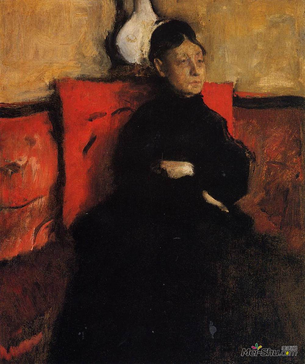 埃德加·德加(Edgar Degas)高清作品《Duchesse de Montejasi-Cicerale》