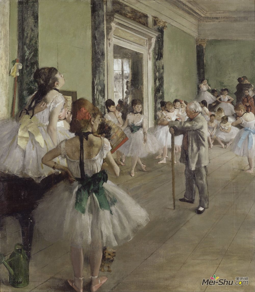 埃德加·德加(Edgar Degas)高清作品《芭蕾舞课》