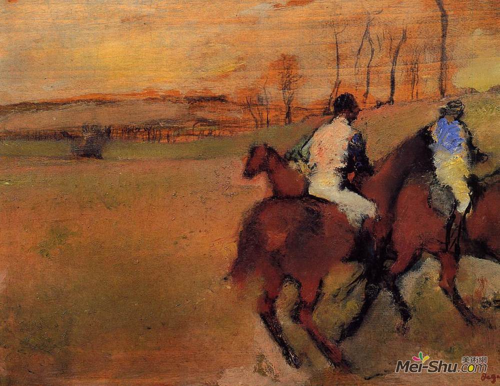 埃德加·德加(Edgar Degas)高清作品《马骑师》