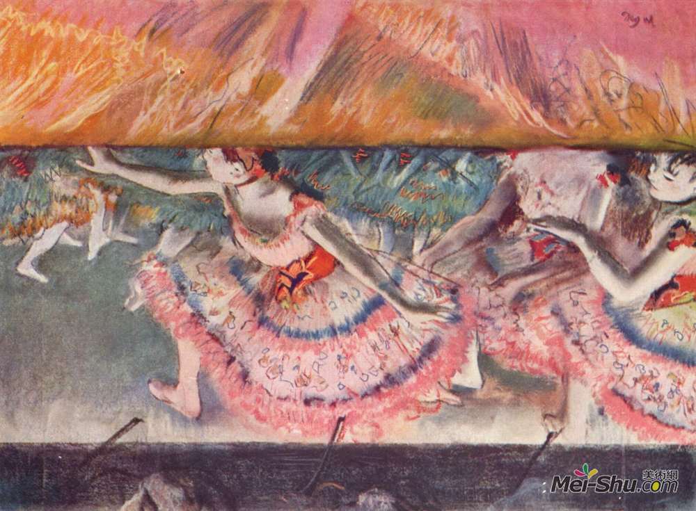 埃德加·德加(Edgar Degas)高清作品《降幕》