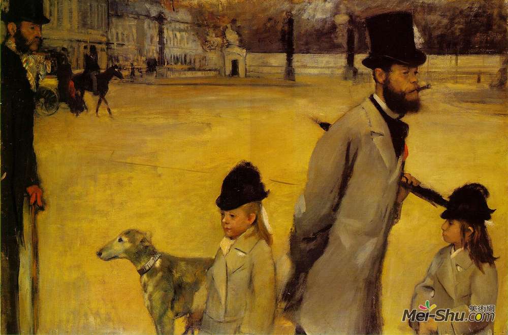 埃德加·德加(Edgar Degas)高清作品《协和广场》