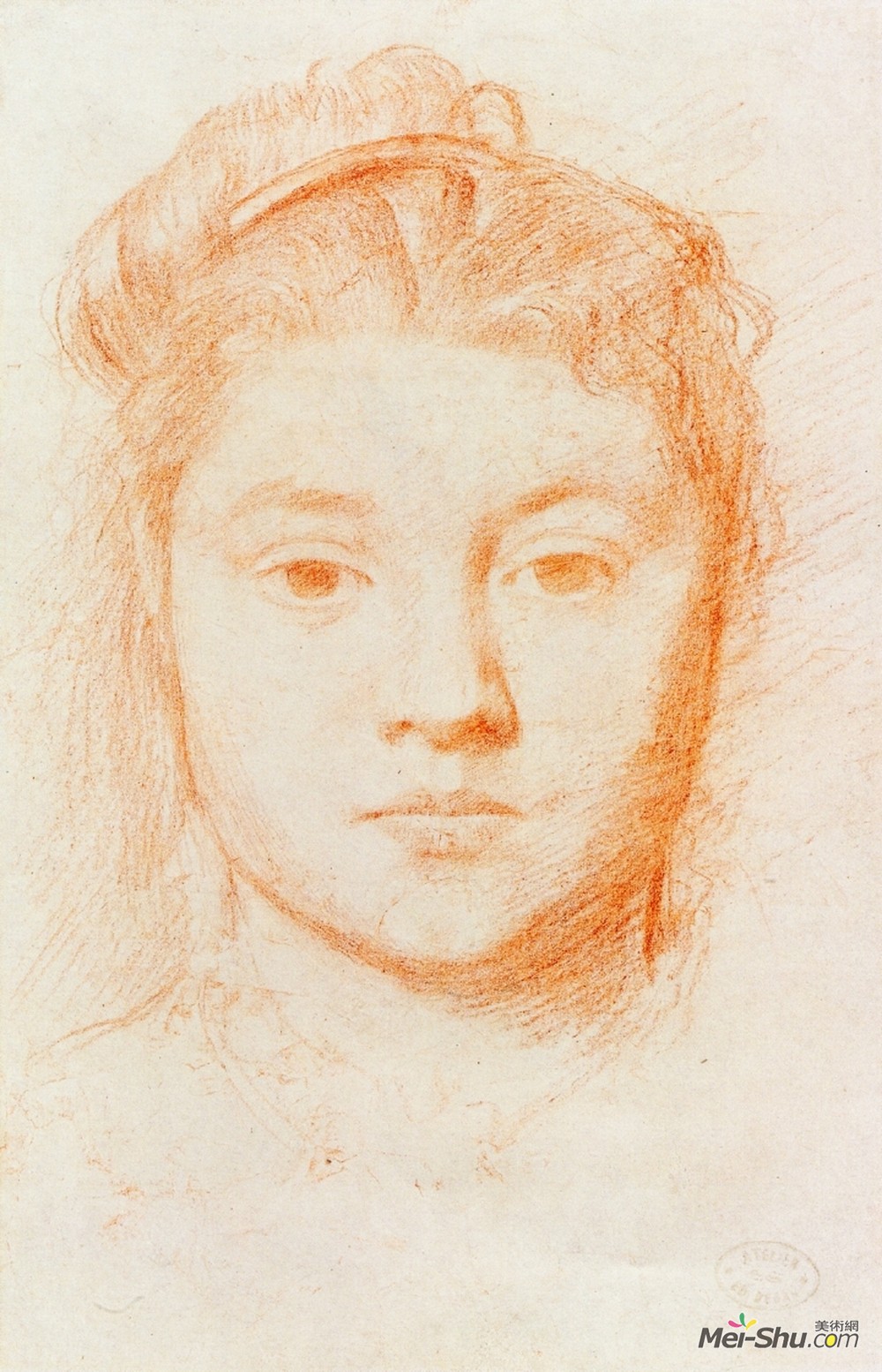 埃德加·德加(Edgar Degas)高清作品《女性肖像》