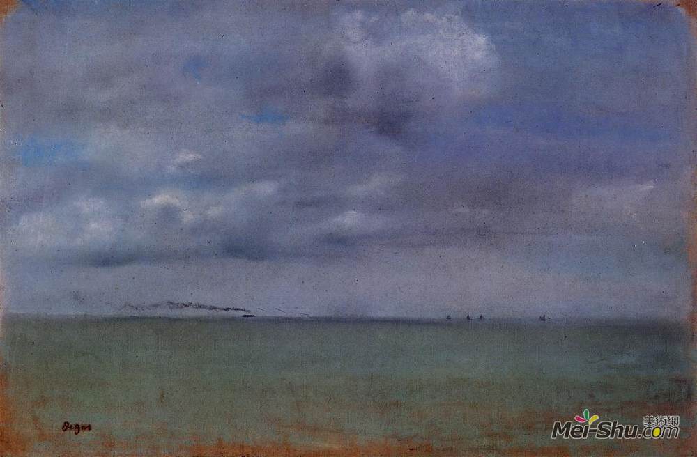 埃德加·德加(Edgar Degas)高清作品《海景》