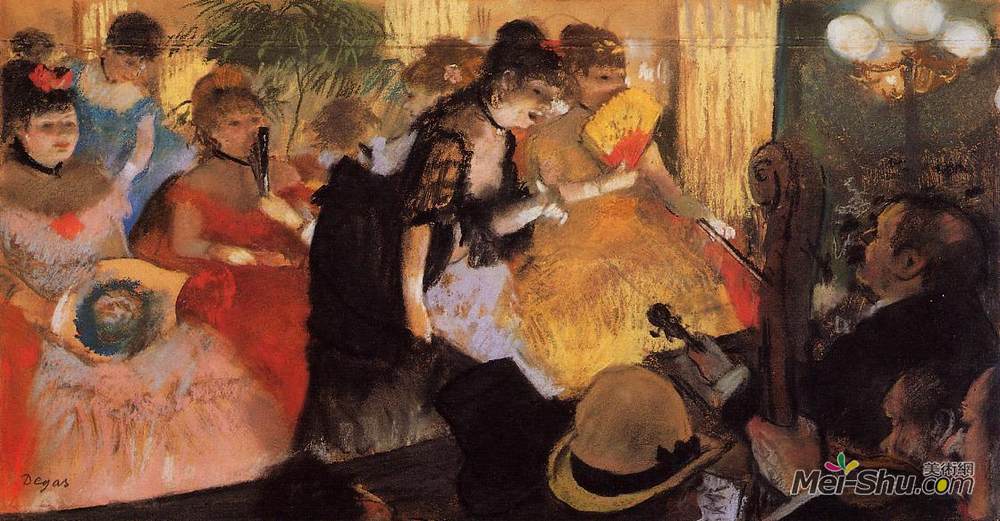 埃德加·德加(Edgar Degas)高清作品《咖啡馆音乐会》