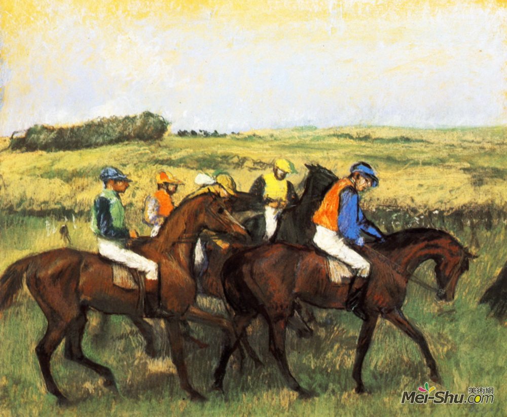 埃德加·德加(Edgar Degas)高清作品《赛马场》