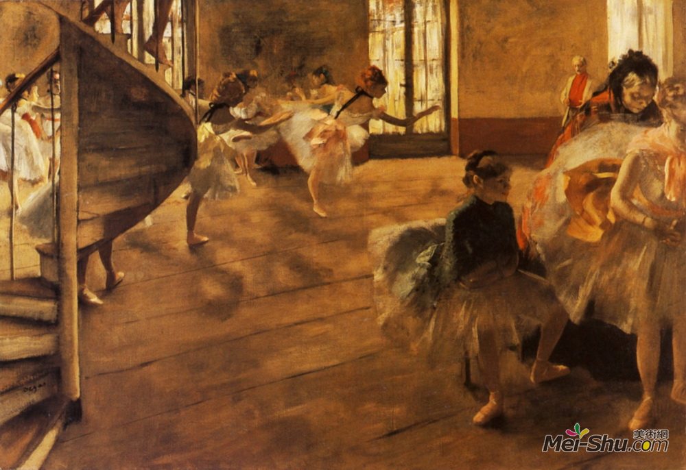 埃德加·德加(Edgar Degas)高清作品《彩排》