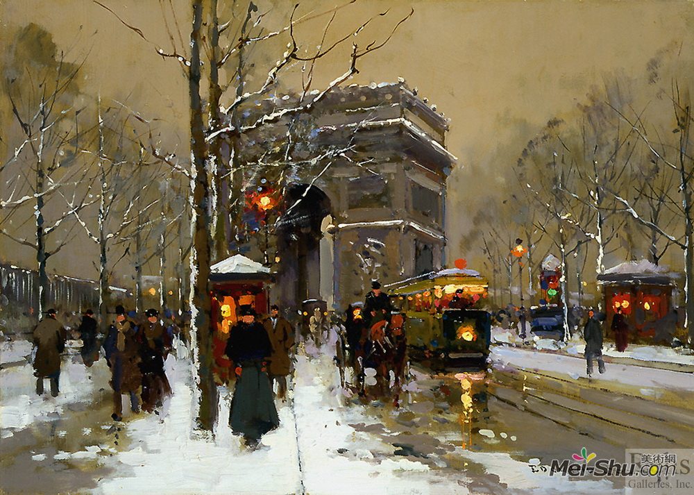 爱德华·科尔特斯(Edouard Cortes)高清作品《凯旋门》