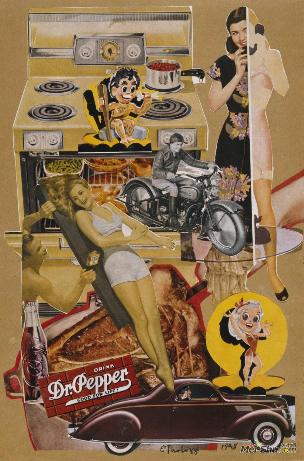 爱德华多·包洛奇(Eduardo Paolozzi)高清作品《佩珀博士》