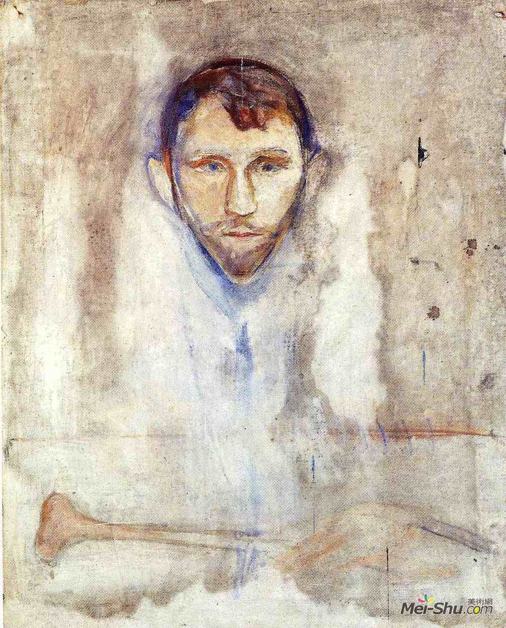 爱德华·蒙克(Edvard Munch)高清作品《Stanislaw Przybyszewski》