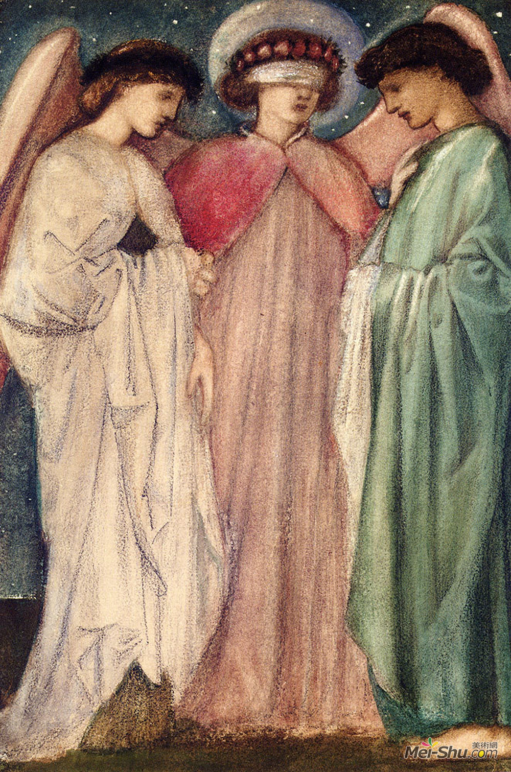 爱德华·伯尔尼·琼斯(Edward Burne-Jones)高清作品《第一次婚姻》