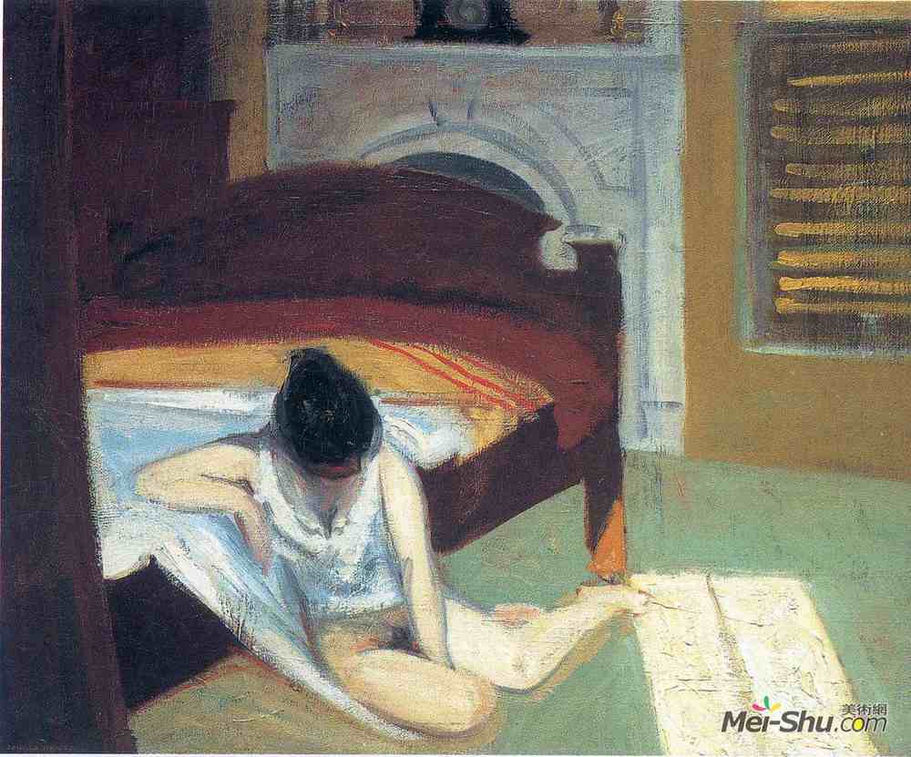 爱德华·霍普(Edward Hopper)高清作品《夏季室内》