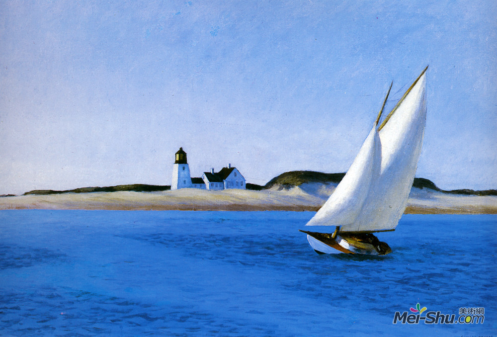 爱德华·霍普(Edward Hopper)高清作品《长腿》