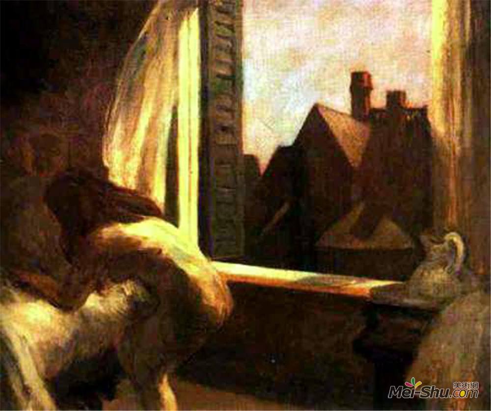 爱德华·霍普(Edward Hopper)高清作品《月光的内部》