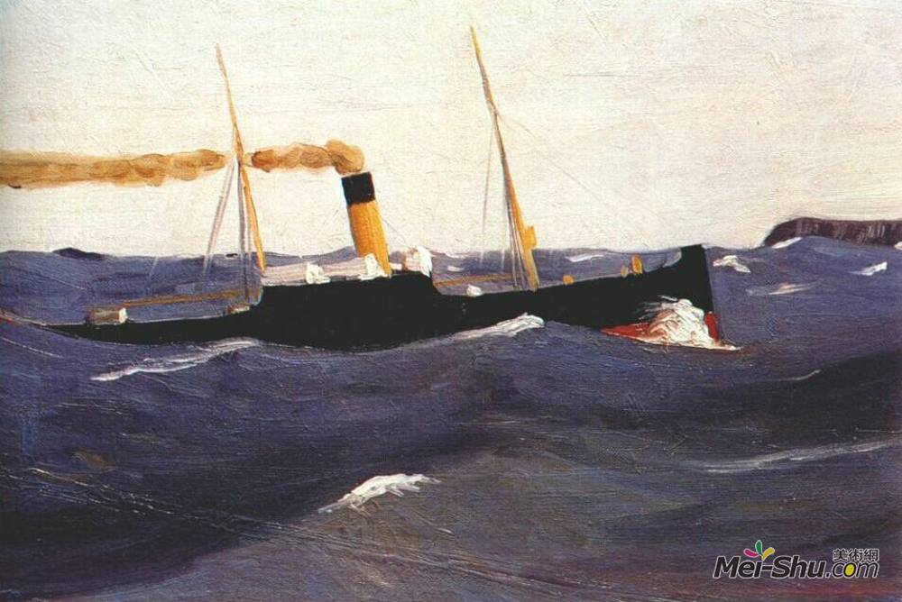 爱德华·霍普(Edward Hopper)高清作品《流浪船》