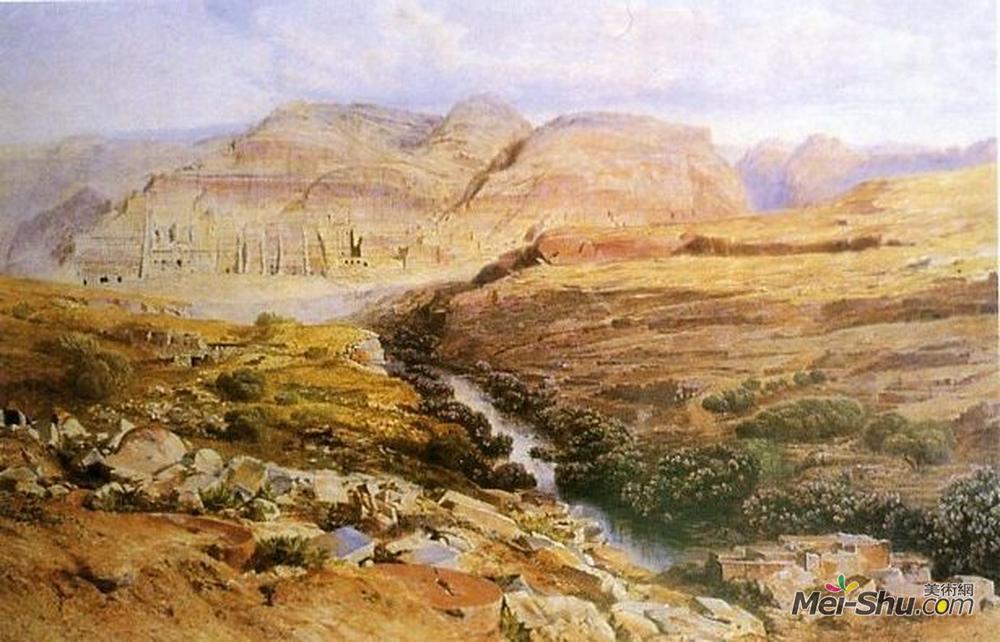 爱德华·里尔(Edward Lear)高清作品《佩特拉》