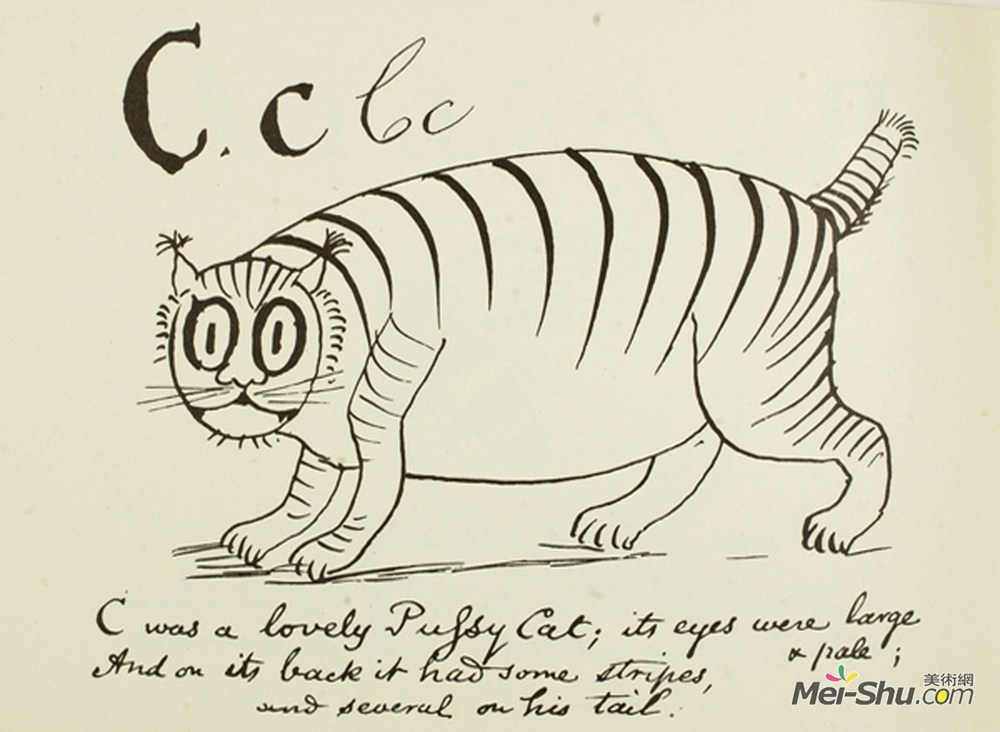 爱德华·里尔(Edward Lear)高清作品《The Letter C of the Alphabet》