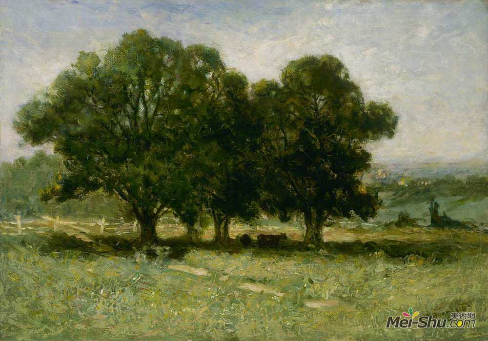 爱德华·米切尔·班尼斯特(Edward Mitchell Bannister)高清作品《景观》