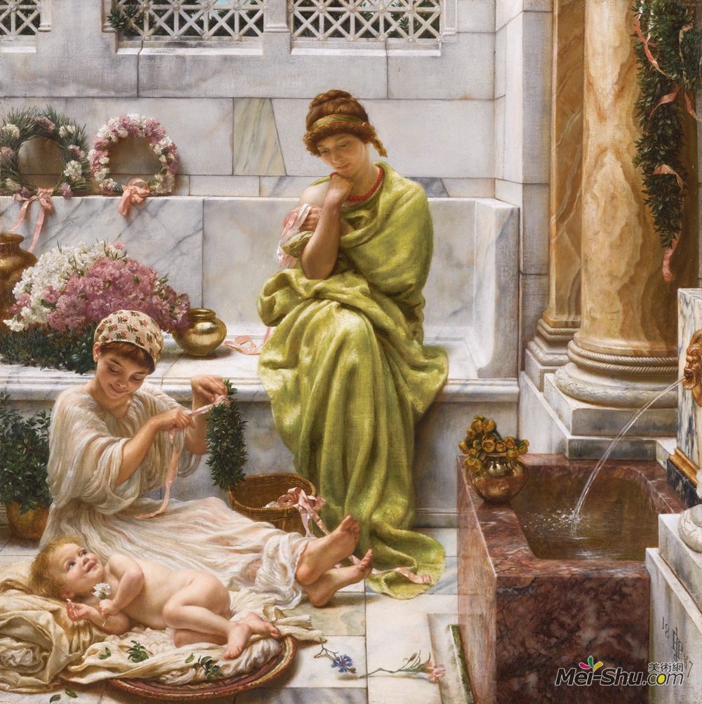 爱德华·潘特(Edward Poynter)高清作品《街角》