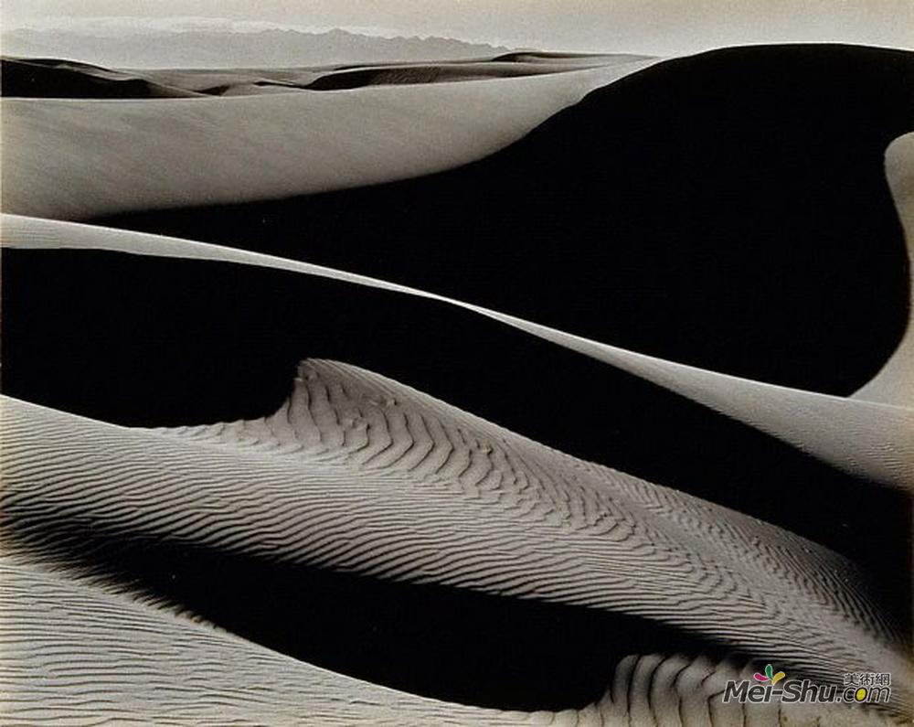 爱德华·韦斯顿(Edward Weston)高清作品《沙丘，海洋》