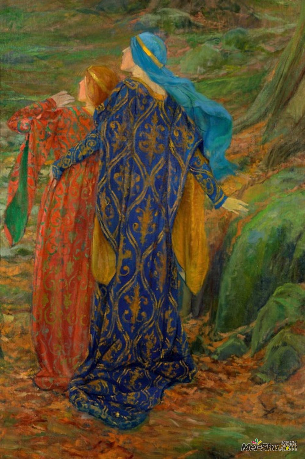 埃德温·奥斯汀·艾比(Edwin Austin Abbey)高清作品《克兰特》