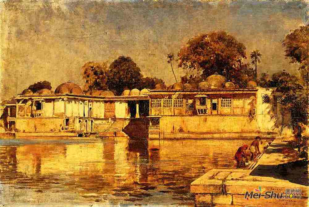 埃德温·罗德·威克斯(Edwin Lord Weeks)高清作品《Sarkeh, Ahmedabad, Indi》